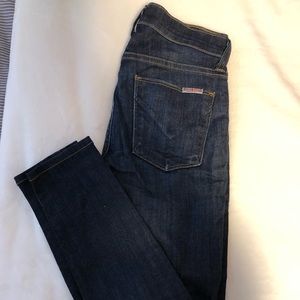 Hudson super skinny jeans mid rise size 24 petite